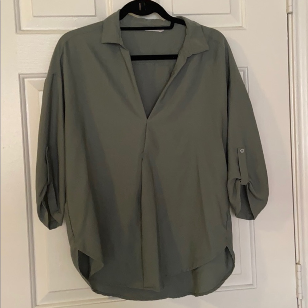 Green Lush top